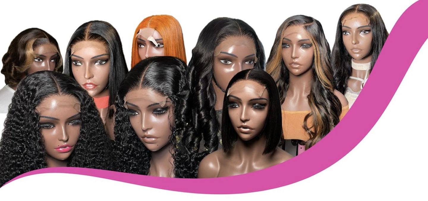 wig and mannequin